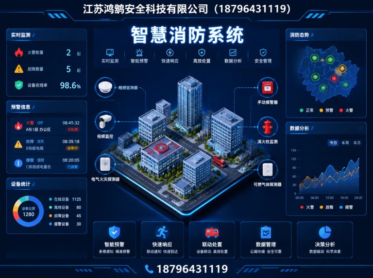 广州智慧消防系统展示图