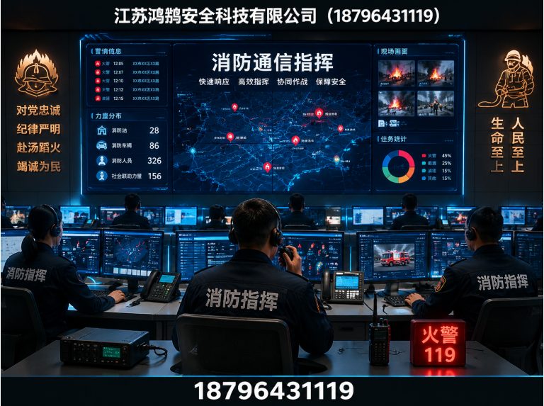 广州应急指挥系统展示图